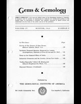 Survey of the genesis of gem stones